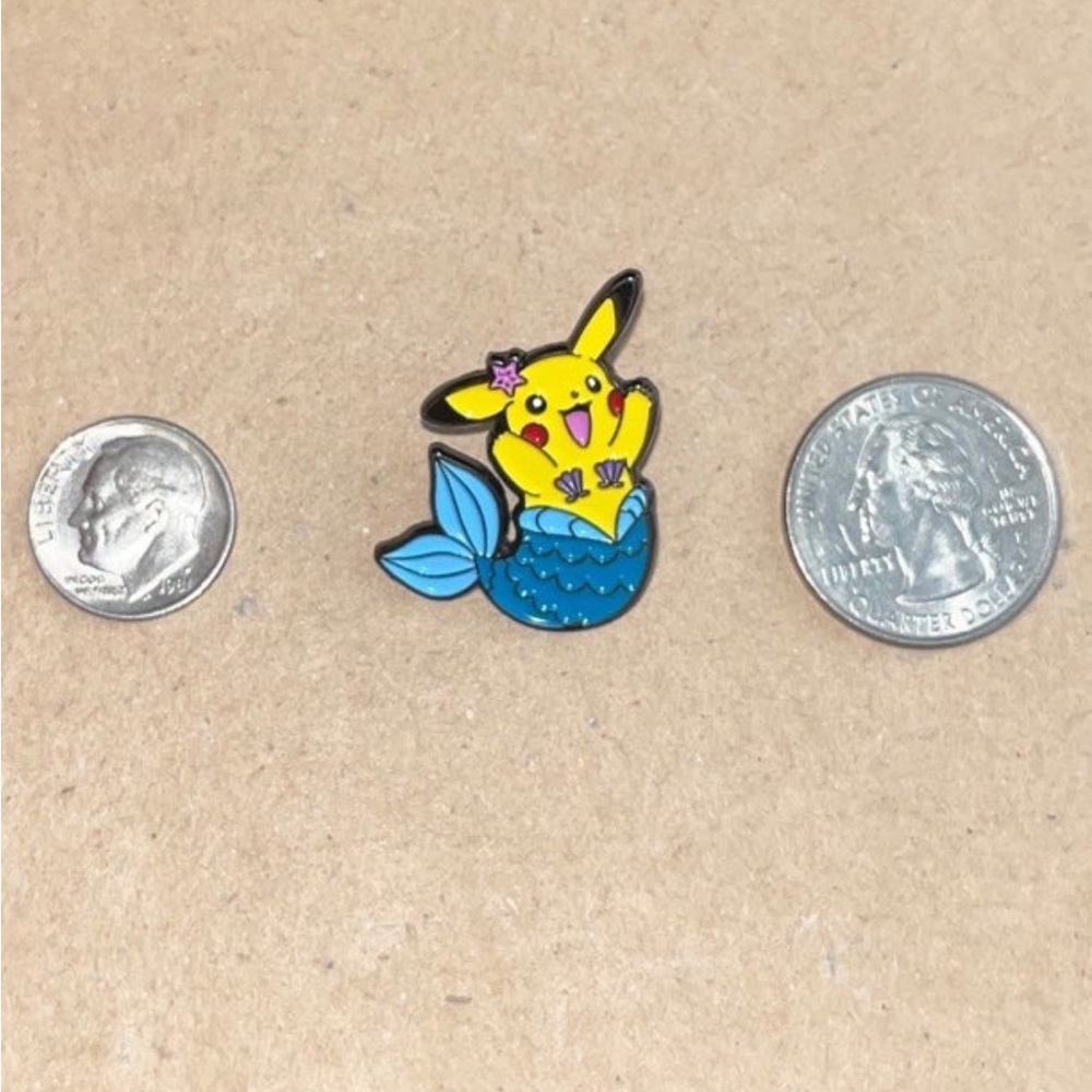 Pikachu Mermaid Pin - Picture 3 of 3